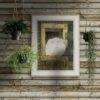 Theo van Hoytema - Dutch Artist, White Doves in Window, Smooth Matte Art Print