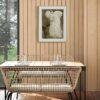 Theo van Hoytema - Dutch Artist, White Peacock on Branch, Smooth Matte Art Print