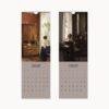 Carl Holsoe Wall Calendar - Serene Danish Interiors Art