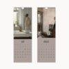 Carl Holsoe Wall Calendar - Serene Danish Interiors Art