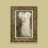 Theo van Hoytema - Dutch Artist, White Peacock on Branch, Smooth Matte Art Print