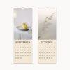 Minimalist Wall Calendar: Gentle Moments, Mindfulness Decor, Harmony Calendar Gift, Mindfulness & Meditation