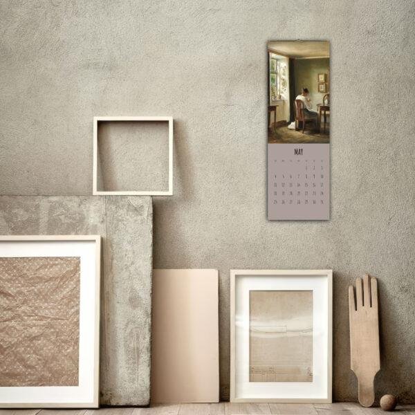 Carl Holsoe Wall Calendar - Serene Danish Interiors Art