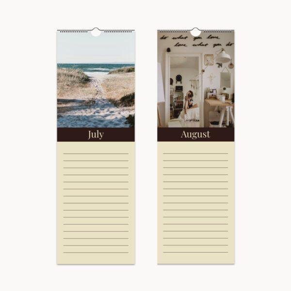 Bohemian Bliss Birthday Calendar: Rustic Perpetual Family Calendar Gift for Birthday Ideas and Decorations