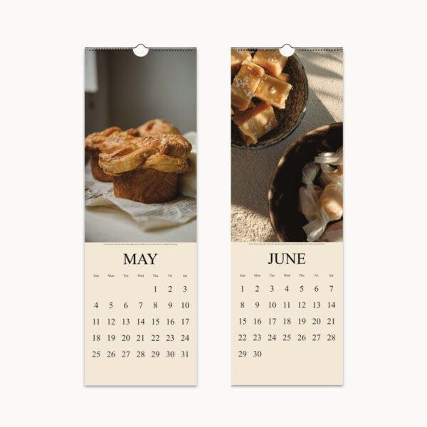 Gourmet Baking Wall Calendar: Seasonal Dessert Photography, Perfect Calendar Gift for Foodies & Home Bakers