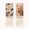 Gourmet Baking Wall Calendar: Seasonal Dessert Photography, Perfect Calendar Gift for Foodies & Home Bakers