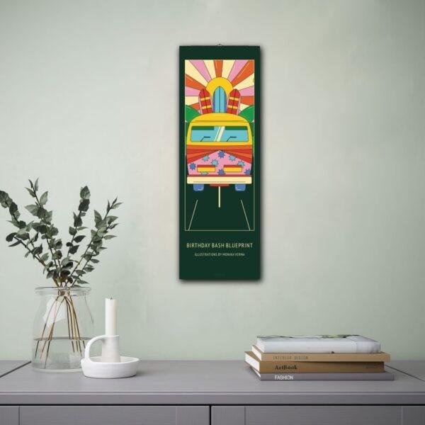 Whimsical Birthday Wall Calendar – Cheerful Illustrated Design