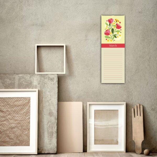 Whimsical Birthday Wall Calendar – Cheerful Illustrated Design