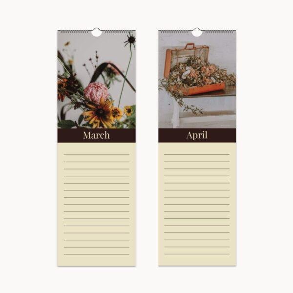 Bohemian Bliss Birthday Calendar: Rustic Perpetual Family Calendar Gift for Birthday Ideas and Decorations