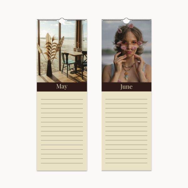 Bohemian Bliss Birthday Calendar: Rustic Perpetual Family Calendar Gift for Birthday Ideas and Decorations