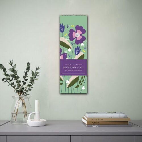 Floral Birthday Calendar - Botanical Garden, Floral Planner, Perfect Gift for Her