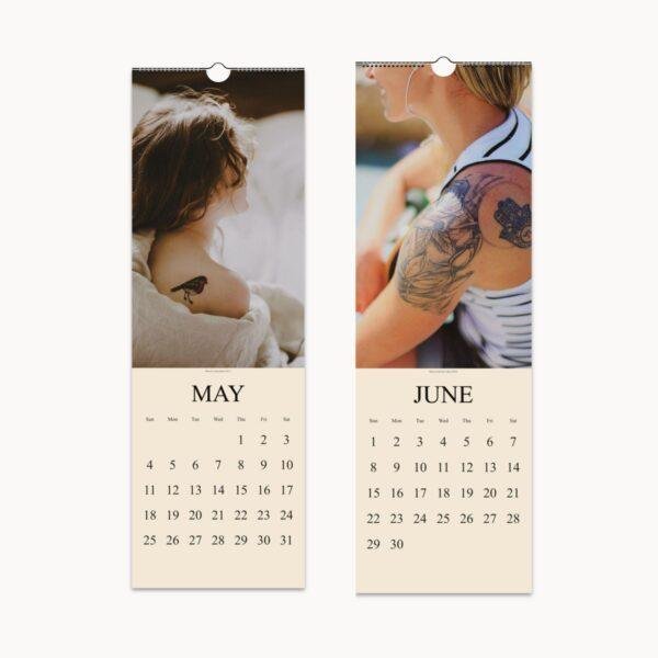 Tattoo Art Wall Calendar – Glam & Ink, Unique Calendar Gift for Tattoo Enthusiasts