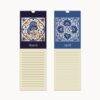 Iznik Tiles Perpetual Birthday Calendar - Decorative Historical Art, Home Decor Gift Idea