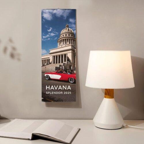 Havana Splendor Wall Calendar - Vibrant Cuban Vintage Decor, Perfect Calendar Gift for Travel Lovers and Home Decor Enthusiasts