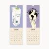 Wall Calendar Bold Strokes Brave Ideas - Modern Art Illustrations Unique Calendar Gift for Art Lovers