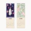 Wall Calendar Bold Strokes Brave Ideas - Modern Art Illustrations Unique Calendar Gift for Art Lovers