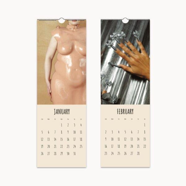 Surreal Fashion Art Wall Calendar - Abstract, Pop Art, Creative Decor, Designer Wall Art, and Unique Surrealism for Home or Office