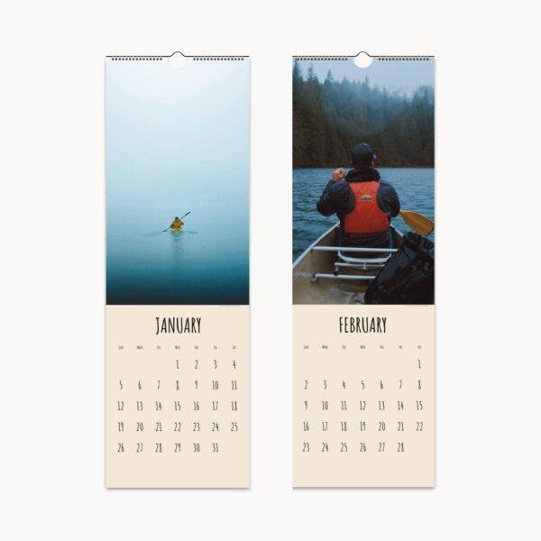 Paddle the World Wall Calendar – Perfect Adventure Gift for Outdoor Enthusiasts and Water Sports Lovers