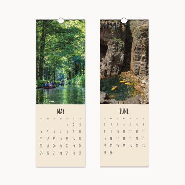 Paddle the World Wall Calendar – Perfect Adventure Gift for Outdoor Enthusiasts and Water Sports Lovers