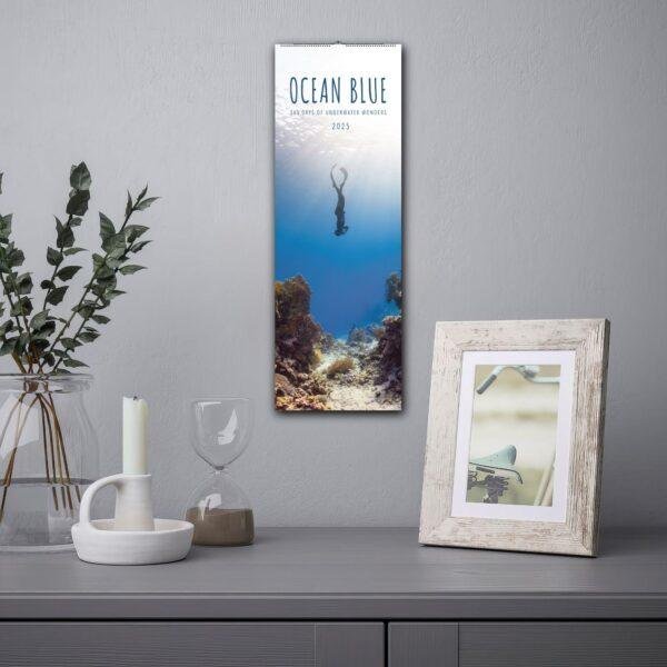 Ocean Blue Wall Calendar – 365 Days of Underwater Wonders, Scuba Diving & Water Sports Photography Gift