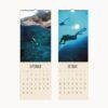 Ocean Blue Wall Calendar – 365 Days of Underwater Wonders, Scuba Diving & Water Sports Photography Gift