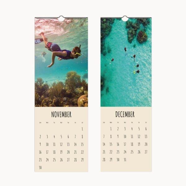 Ocean Blue Wall Calendar – 365 Days of Underwater Wonders, Scuba Diving & Water Sports Photography Gift