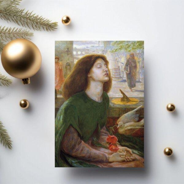 Pre Raphaelite Art – Thank You Note, Stationary Set, Birthday Cards, Vintage Postcard: Beatrix