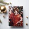 Pre-Raphaelite Art Card - Dante Rossetti's Fiammetta, Vintage Style