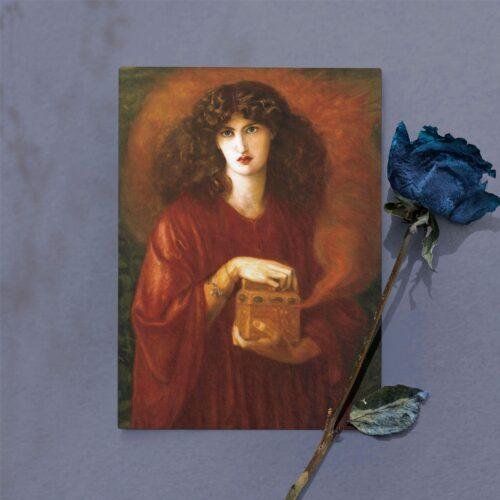 Pre Raphaelite Art – Thank You Note, Stationary Set, Birthday Cards, Vintage Postcard: Pandora