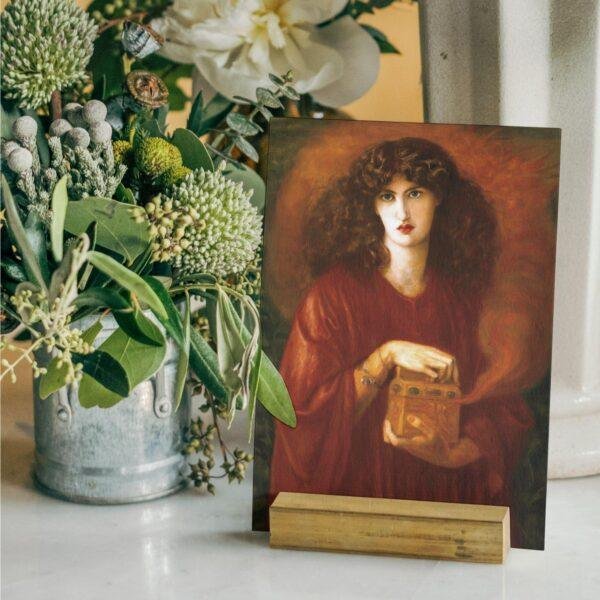 Pre Raphaelite Art – Thank You Note, Stationary Set, Birthday Cards, Vintage Postcard: Pandora