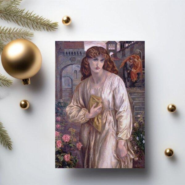 Pre-Raphaelite Art Thank You Notes - Salutation of Beatrice Postcard Set