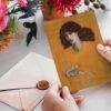 Pre-Raphaelite Art Thank You Cards – La Donna Della Finestra Stationary Set