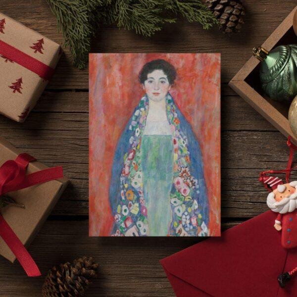 Gustav Klimt Vintage Postcards – Blank Postcards, Miss Lieser Artist Card, Custom Postcard, Unique Vintage Art Stationery