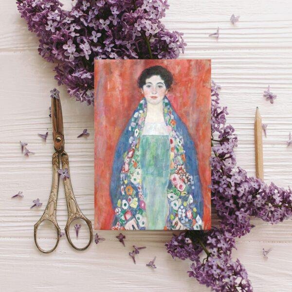 Gustav Klimt Vintage Postcards – Blank Postcards, Miss Lieser Artist Card, Custom Postcard, Unique Vintage Art Stationery