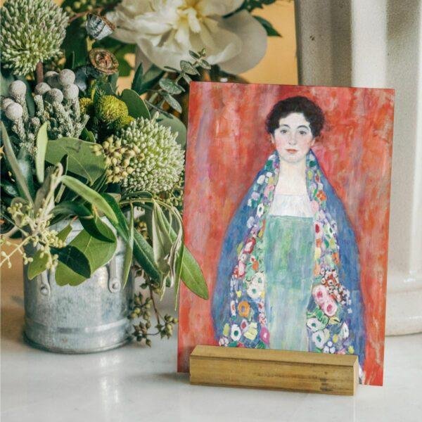 Gustav Klimt Vintage Postcards – Blank Postcards, Miss Lieser Artist Card, Custom Postcard, Unique Vintage Art Stationery