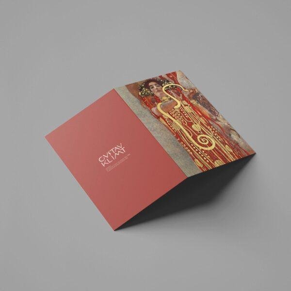 Gustav Klimt Hygieia Greeting Card Set: Art Nouveau Decor