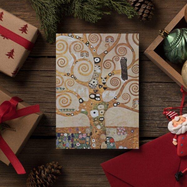 Gustav Klimt Vintage Postcards – Blank Postcards, Tree of Life Artist Card, Custom Postcard, Unique Vintage Art Stationery