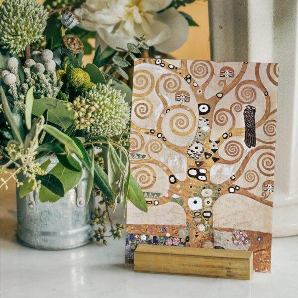 Gustav Klimt Vintage Postcards – Blank Postcards, Tree of Life Artist Card, Custom Postcard, Unique Vintage Art Stationery