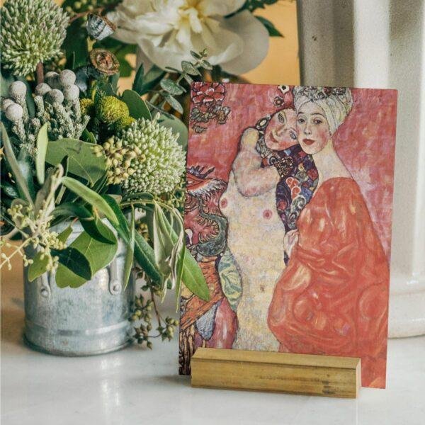 Gustav Klimt 'The Friends' Greeting Card Set: Art Nouveau Cards
