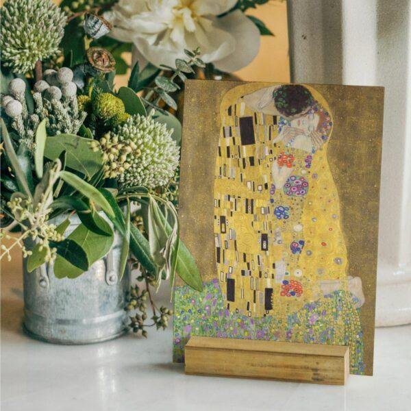 Gustav Klimt 'The Kiss' Greeting Card Set: Art Nouveau Anniversary Cards