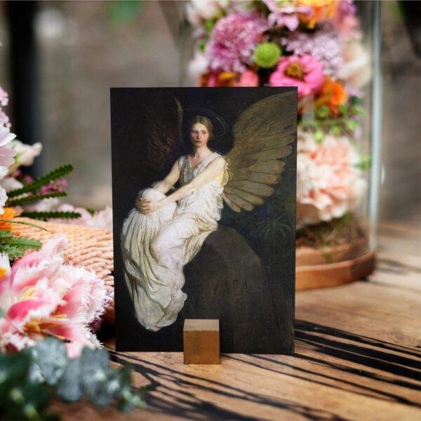 Abbott Thayer Angel Postcard – Stevenson Memorial Vintage Art Card