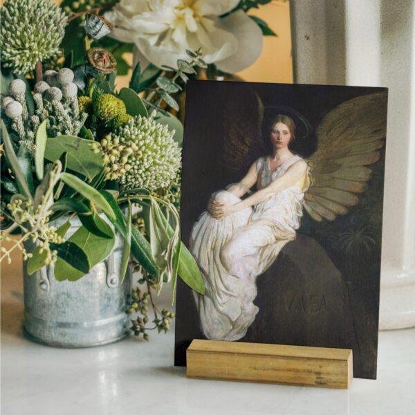 Abbott Thayer Angel Postcard – Stevenson Memorial Vintage Art Card