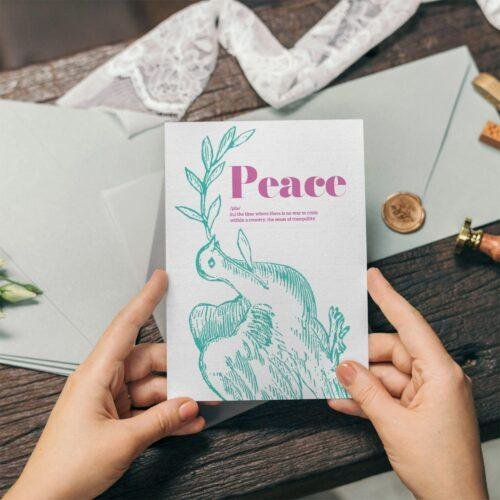 Peace Collection – World Peace, Blank Postcards, Artist Card, Custom Postcard