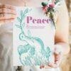 Peace Collection – World Peace, Blank Postcards, Artist Card, Custom Postcard