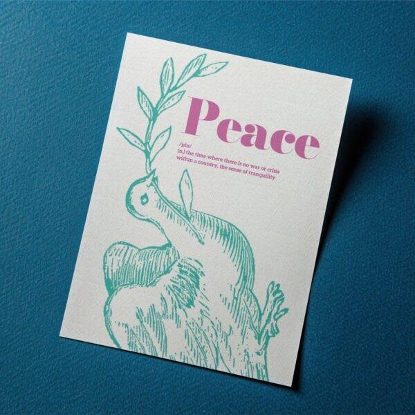 Peace Collection – World Peace, Blank Postcards, Artist Card, Custom Postcard