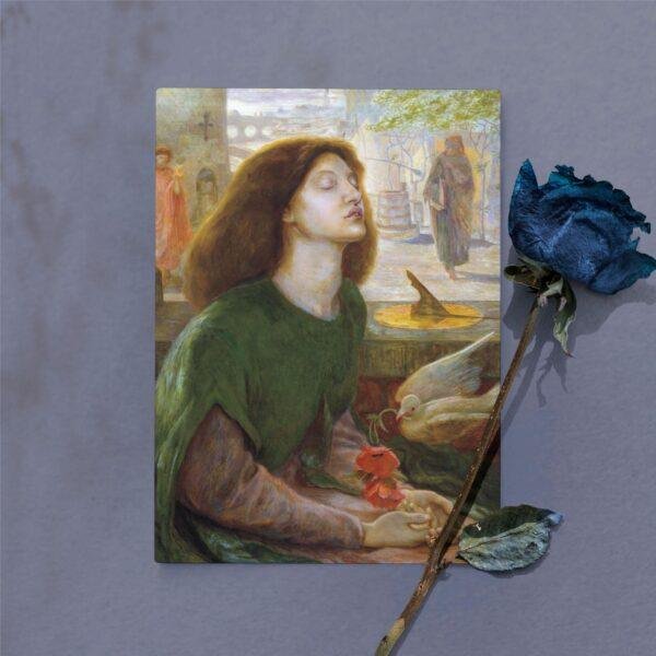 Pre Raphaelite Art – Thank You Note, Stationary Set, Birthday Cards, Vintage Postcard: Beatrix