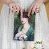 Pre-Raphaelite Art Card – The Salutation of Beatrice Vintage Postcard