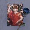 Pre-Raphaelite Art Card - Dante Rossetti's Fiammetta, Vintage Style