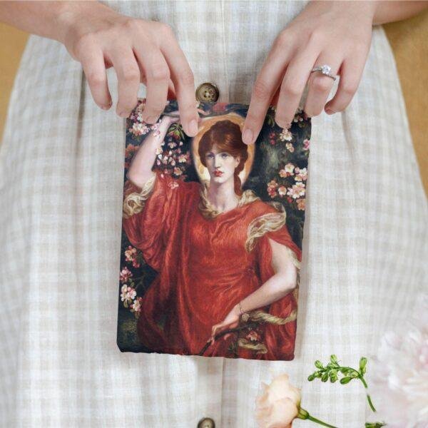 Pre-Raphaelite Art Card - Dante Rossetti's Fiammetta, Vintage Style
