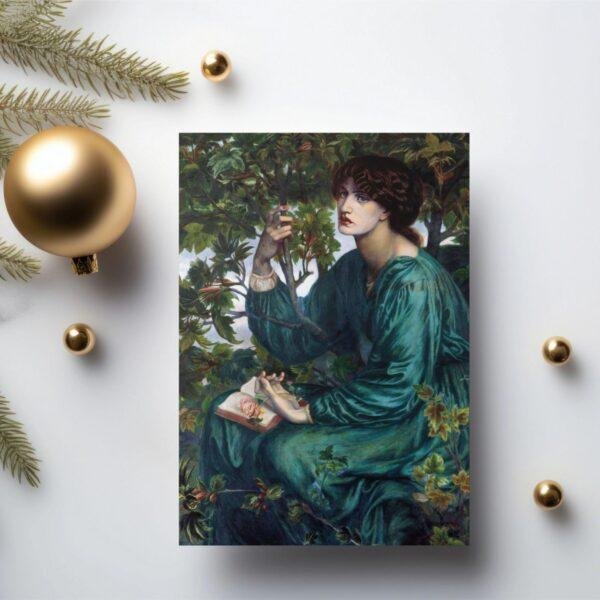Pre Raphaelite Art – Thank You Note, Stationary Set, Birthday Cards, Vintage Postcard: The Day Dream